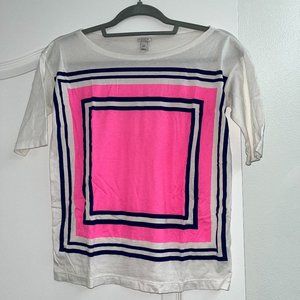 J Crew - XXS Modern Pattern Tee Shirt - Buy 2 Get 1 Free